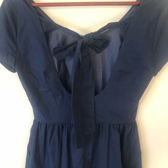 Lauren James scoop neck tie back dress - Picture 3 of 5